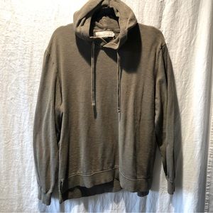 Mens LOGG by H&M pullover sweatshirt hoodie army green L